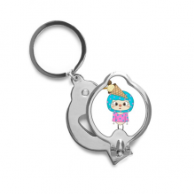 食物冰淇淋冰甜的夏天悠悠 大圆指甲刀指甲剪钥匙链开瓶器