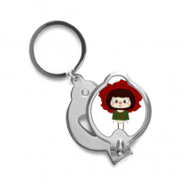 Rose Love Red Romance Leave Beauty UU Finger Nail Clippers Scissor Stainless Steel Cutter