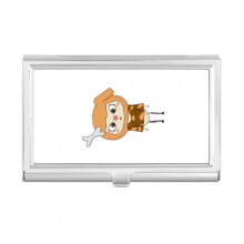 动物狗大自然淘气骨头悠悠 金属名片夹名片盒卡包