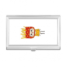 食物薯条油黄色快餐土豆悠悠 金属名片夹名片盒卡包