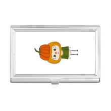  Vegetable Pumpkin Holloween Orange UU Business Card Holder Case Pocket Box Wallet
