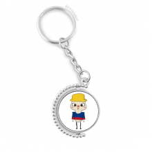 colombian country south ameflag uu rotatable keyholder  disc accessories chain clip colombian country south ameflag uu rotatable keyholder  disc accessories chain clip