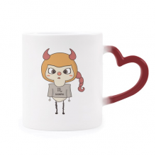constellation luck tendency scorpio scorpion uu heat sensitive mug red color changing stware cup