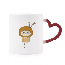  wheat field farmer yellow eat uu heat sensitive mug red color changing stware cup