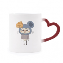 animal mouse nature gray cheese uu heat sensitive mug red color changing stware cup animal mouse nature gray cheese uu heat sensitive mug red color changing stware cup
