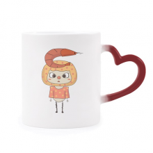 food shrimp sea river healthy delicious uu heat sensitive mug red color changing stware cup food shrimp sea river healthy delicious uu heat sensitive mug red color changing stware cup