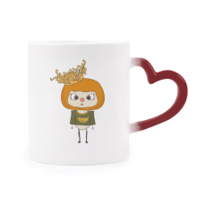  chrysanthemum yellow sand leave uu heat sensitive mug red color changing stware cup