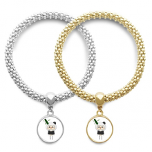 Animal Panda Nature China  UU Lover Bracelet Bangle Pendant Jewelry Couple Chain 