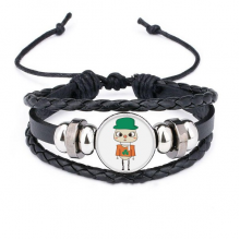 ireland country flag flag uu bracelet braided leather woven wristband ireland country flag flag uu bracelet braided leather woven wristband