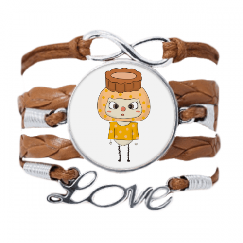 食物月饼中国月亮节日悠悠 Love手链皮革饰品