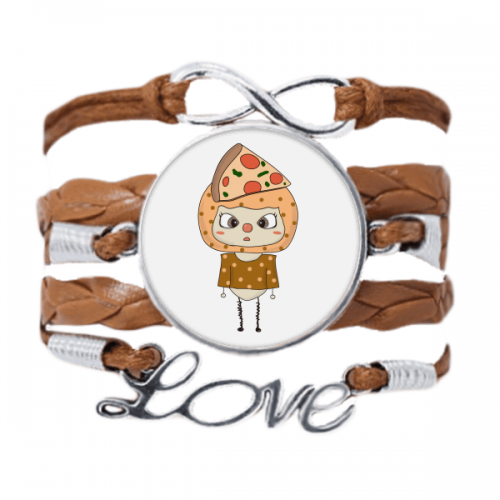 food pizza vegetable sausage delicious uu bracelet love chain  ornament wristband