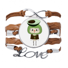  avocado green healthy delicious uu bracelet love chain  ornament wristband