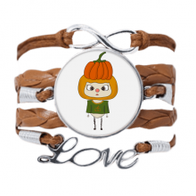  vegetable pumpkin holloween orange uu bracelet love chain  ornament wristband