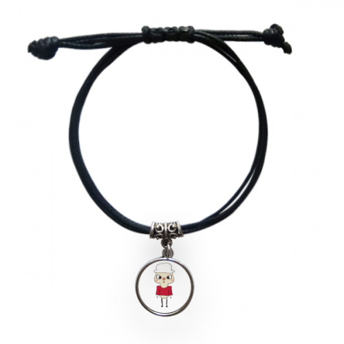 poland country eu flag culture uu bracelet leather  wristband black jewelry