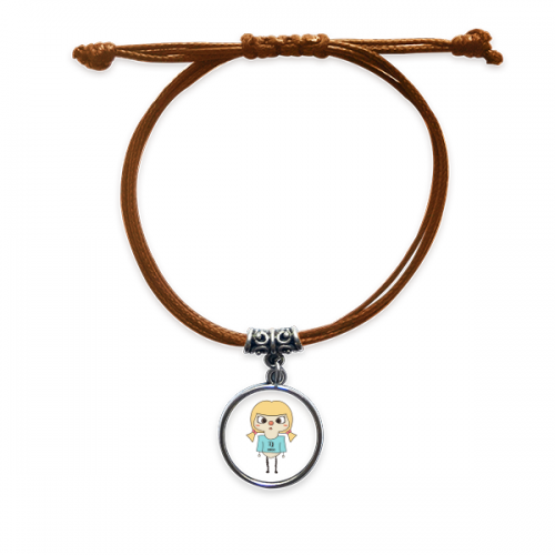 constellation luck tendency virgo wednesday uu bracelet leather hide wristband brown jewelry constellation luck tendency virgo wednesday uu bracelet leather hide wristband brown jewelry