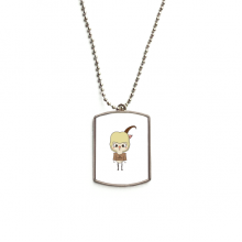 Constellation Luck Tendency Capricorn Pelargonium UU Stainless Steel Chain Dog Tag Pendant Pet Necklace