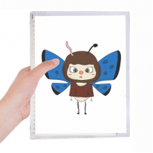 动物蝴蝶彩色大自然虫子悠悠 硬质塑料活页笔记本记事本子