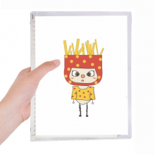 food frenchfries oil yellow snack potato uu notebook loose  diary refillable journal statiry