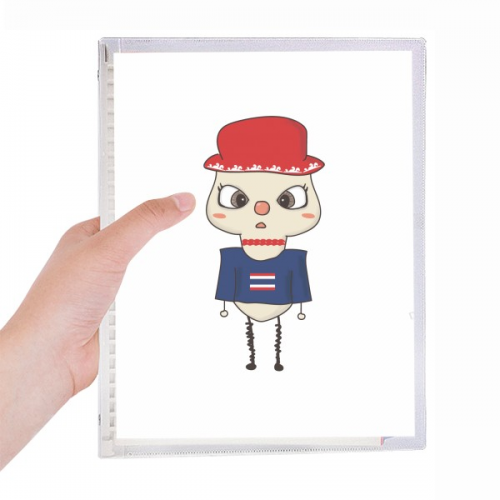 泰国家亚洲曼谷国旗悠悠 硬质塑料活页笔记本记事本子