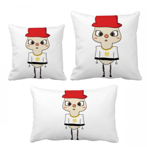 Egypt Country Republic Culture Flag UU Throw Pillows Set Bolster Cushion Cover Home Decorations