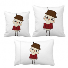 plcity beijing red culture local uu throw pillows set bolster cushion cover home decorations