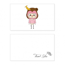 动物猴子大自然淘气香蕉悠悠 感谢卡生日婚礼商务留言成套