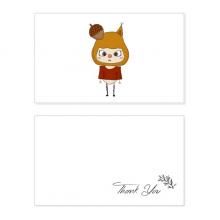 Animal Squarrel Nature Pine Nut UU Thank You Card Birthday Paper Greeting Wedding Appreciation Animal Squarrel Nature Pine Nut UU Thank You Card Birthday Paper Greeting Wedding Appreciation