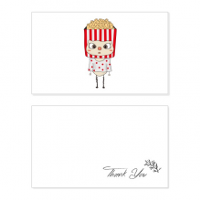 Food Popcorn Oil Snack Movie Delicious UU Thank You Card Birthday Paper Greeting Wedding Appreciation Food Popcorn Oil Snack Movie Delicious UU Thank You Card Birthday Paper Greeting Wedding Appreciation