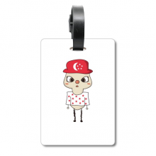 Singapore Country Asia Flag Culture UU Suitcase Bag Tag Luggage Card Hanging Scutcheon Label Singapore Country Asia Flag Culture UU Suitcase Bag Tag Luggage Card Hanging Scutcheon Label