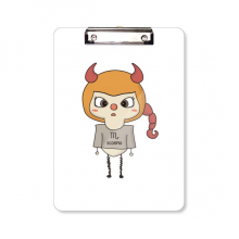 Constellation Luck Tendency Scorpio Scorpion UU Clipboard Hard Folder Holder Writing Pad Backing Plate