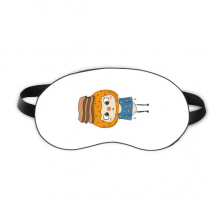 Food Bread Breakfast Brown Soft Full UU Sleep Eye Shield Soft Night Blindfold Shade Cover