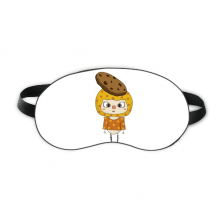 Food Cookie Sweet Snack Bake Delicious UU Sleep Eye Shield Soft Night Blindfold Shade Cover