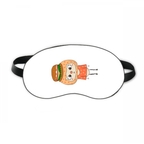 Food Hamburger Bread Vegetable Jam Fat UU Sleep Eye Shield Soft Night Blindfold Shade Cover