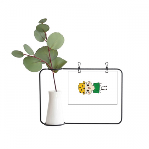 brazil portuguese flag pluu metal picture frame cerac vase  decor