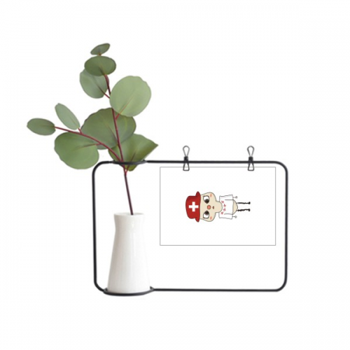 瑞士国家欧洲法郎国旗悠悠 金属相框陶瓷花瓶装饰