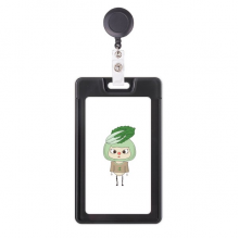  Vegetable Cabbage Leave Healthy UU Retractable Reel Exhibition Card Sleeve Protective Case