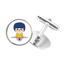 traffic tool plane cloud fly fast uu cuff clip stud accessory cufflinks sleeve button