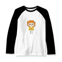 Constellation Luck Tendency Leo Sun UU Long Sleeve Top Raglan T-shirt Cloth