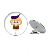  Vegetable Eggplant Purple Dinner UU Round Metal Tack Hat Pin Brooch