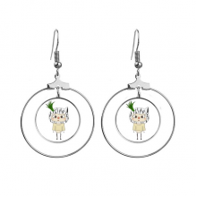 动物斑马大自然植物草悠悠 女士耳环耳挂耳坠首饰