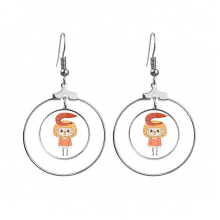 食物虾海鲜大海健康河悠悠 女士耳环耳挂耳坠首饰