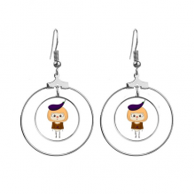 植物蔬菜茄子紫色炒菜悠悠 女士耳环耳挂耳坠首饰