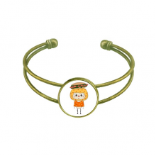 Food Hotdog Bread Vegetable Delicious UU Bracelet Bangle Retro Open Cuff Jewelry