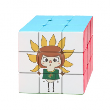 植物向日葵太阳瓜子叶子悠悠 三阶魔方益智玩具游戏