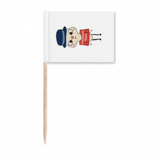 法国家欧洲巴黎国旗悠悠 牙签标旗木签插牌装饰