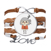 星座运势巨蟹座月亮悠悠 Love手链皮革饰品