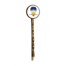 traffic tool plane cloud fly fast uu retro metal hair bobby pin headwear