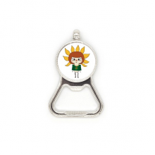 Sunflower Sun Leave Orange Grass UU Metal Beer Bottle Cap Opener Duty Stainless Steel Sunflower Sun Leave Orange Grass UU Metal Beer Bottle Cap Opener Duty Stainless Steel