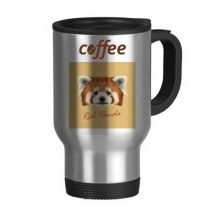 chestnut red panda animal mug flip lid stainless steel cup car drinkware chestnut red panda animal mug flip lid stainless steel cup car drinkware