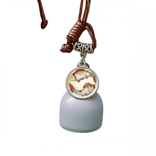 March Pisces Constellation Zodiac Dream Catcher Wind Chime Car Hanging Bell